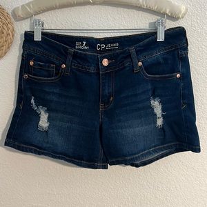 CP Jean Shorts with 4” Inseam in Power Line Wash